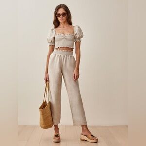 Reformation Mora Linen Two Piece